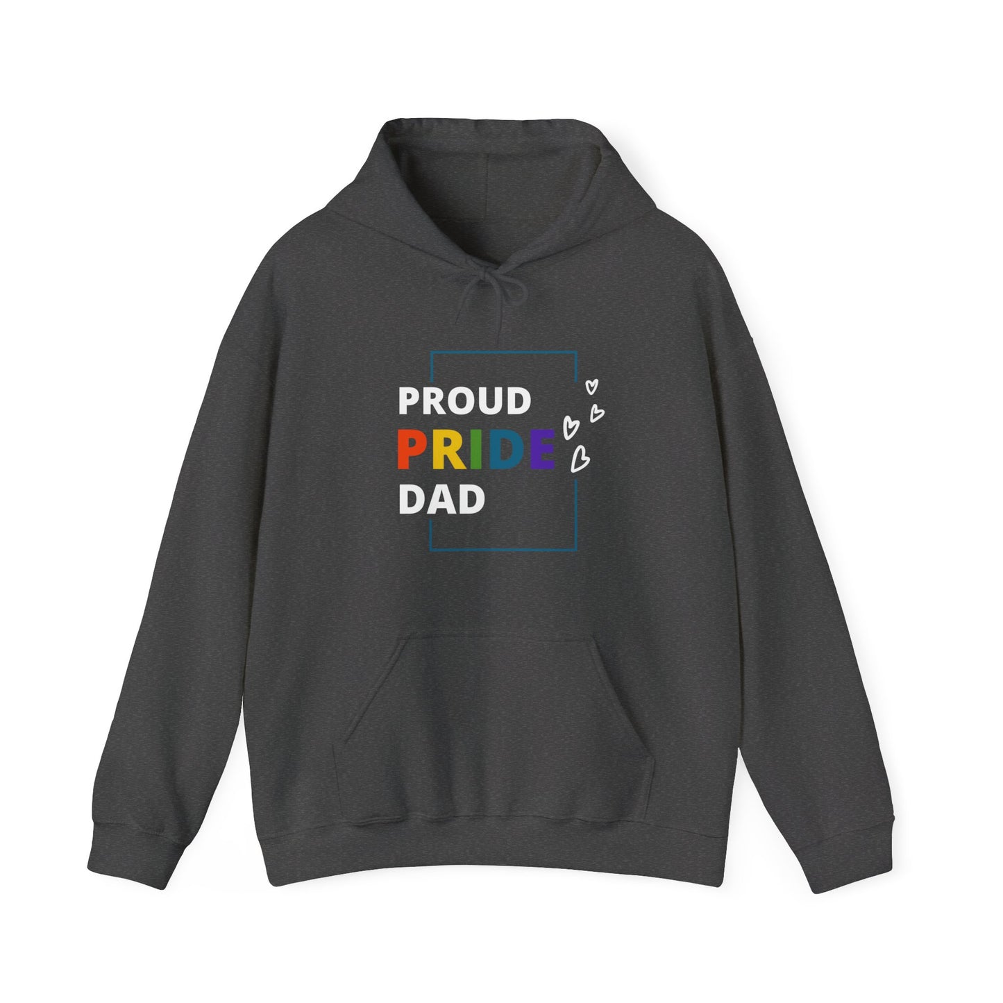 Proud Pride Dad Hooded Sweatshirt