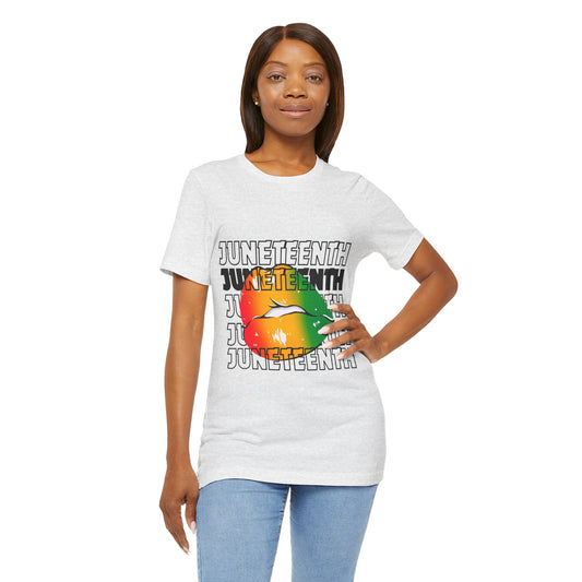 Juneteenth Lips Short Sleeve Tee