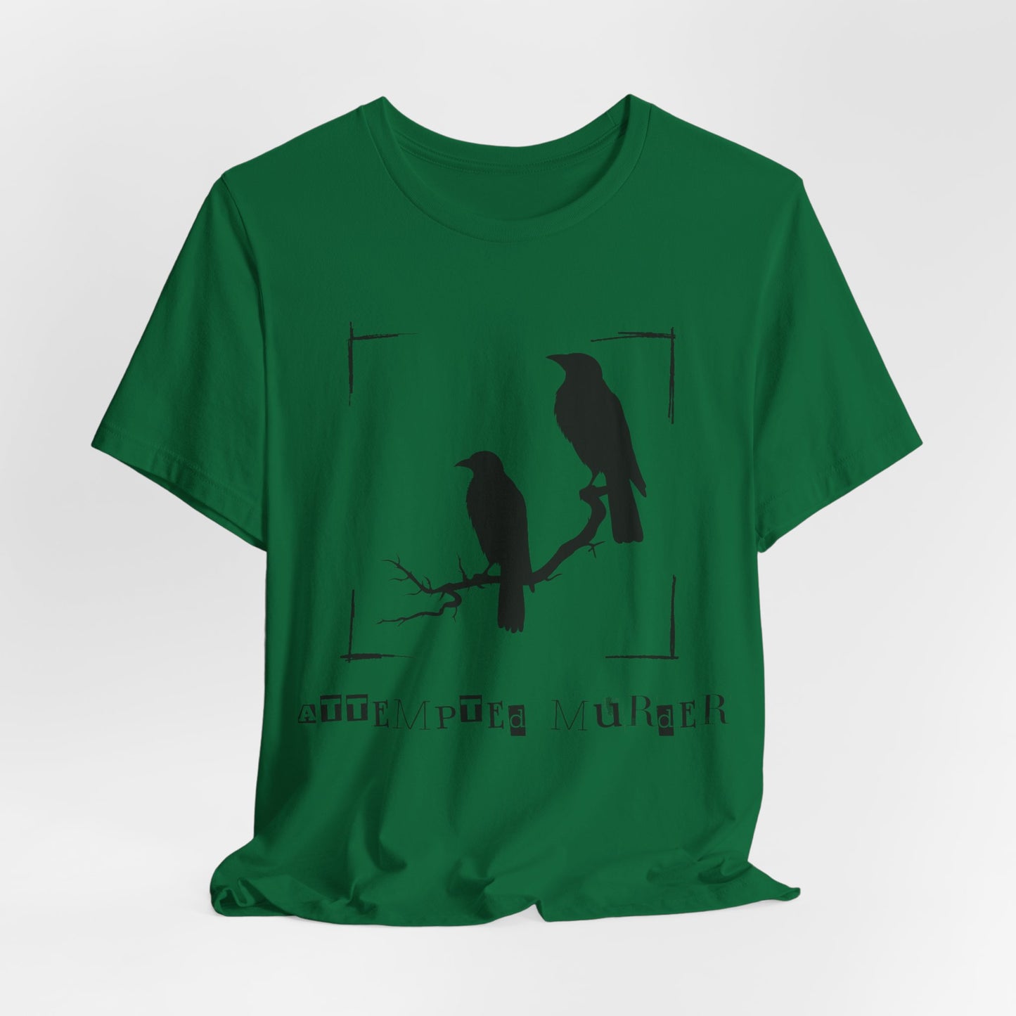 "Attempted Murder" Crow Short Sleeve Tee
