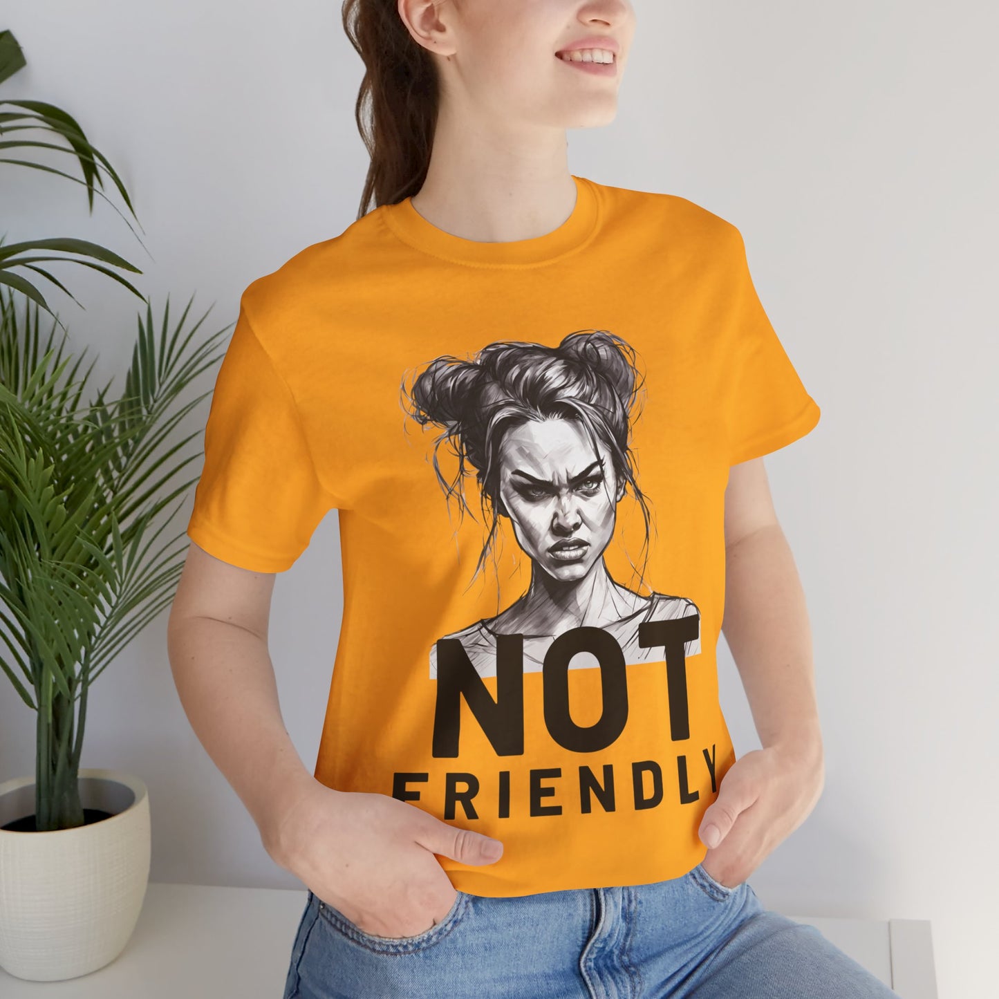 Not Friendly Short Sleeve Tee