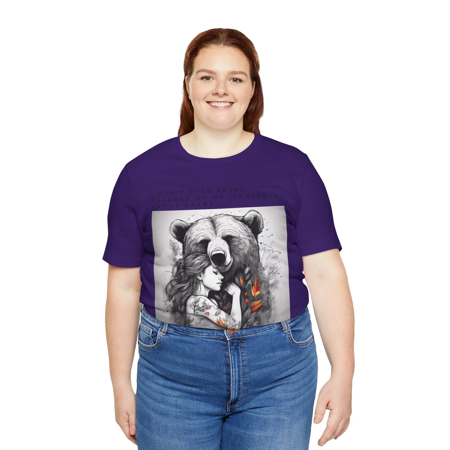 Women's Bear Hug "Team Bear" Tee