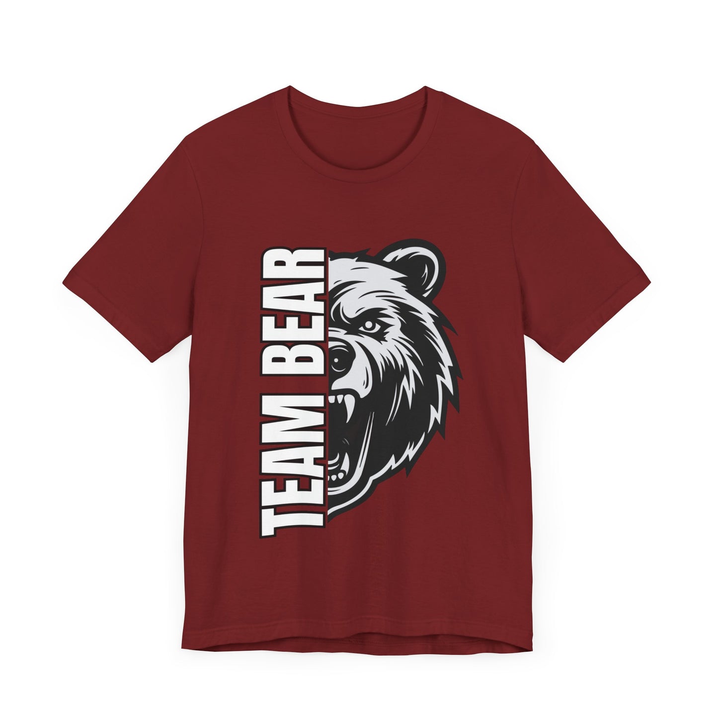 Women's "Team Bear" Tee - White Lettering