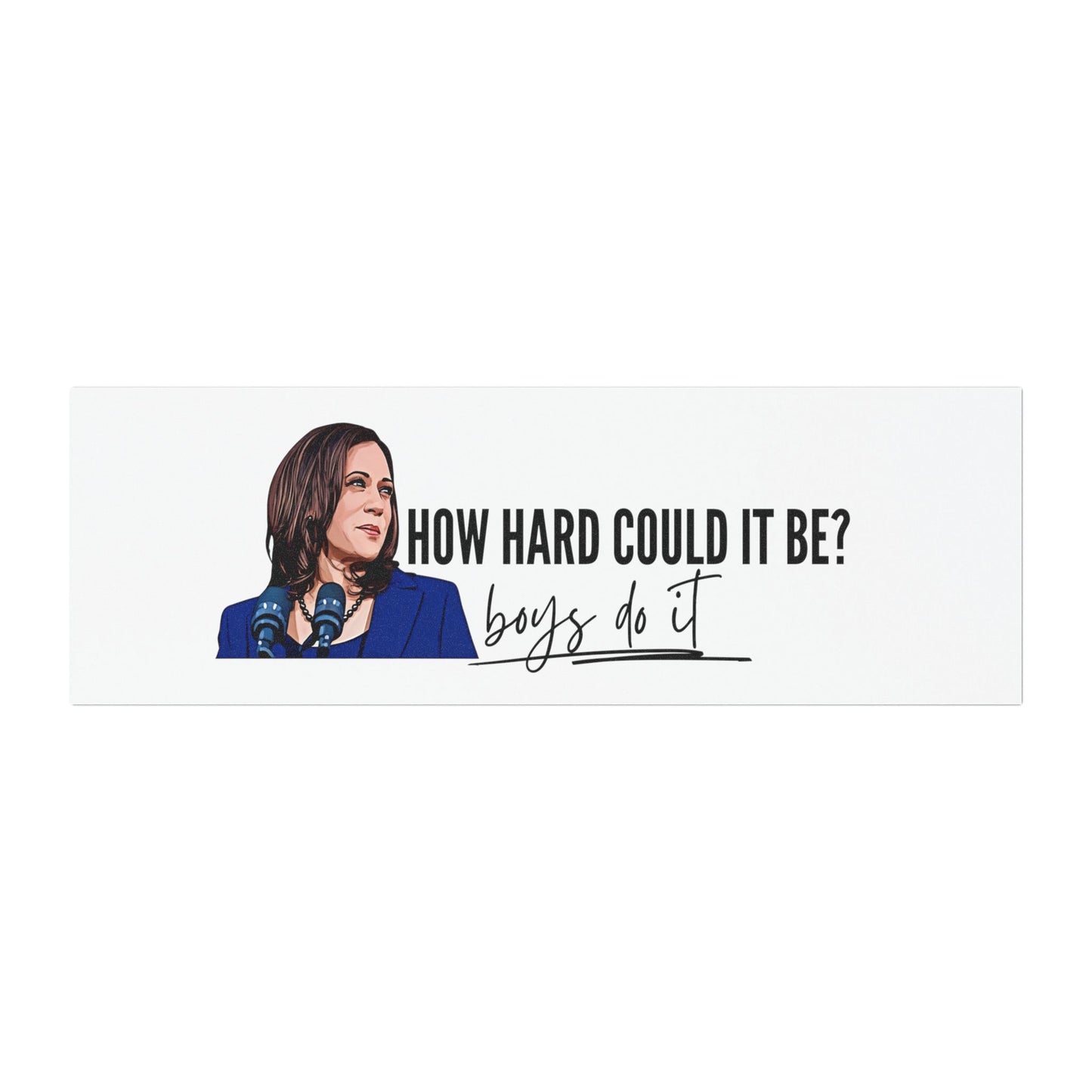 Harris 2024 Car Magnet - 10x3 - Design 2