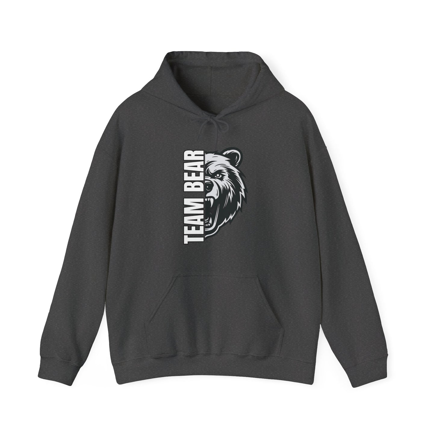 Women's "Team Bear" Hooded Sweatshirt - White Lettering