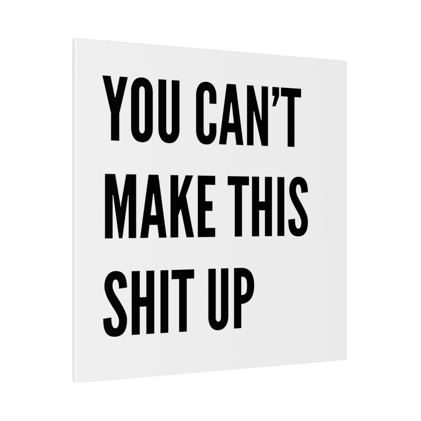 Can't Make This Up Matte Canvas, Stretched, 0.75"