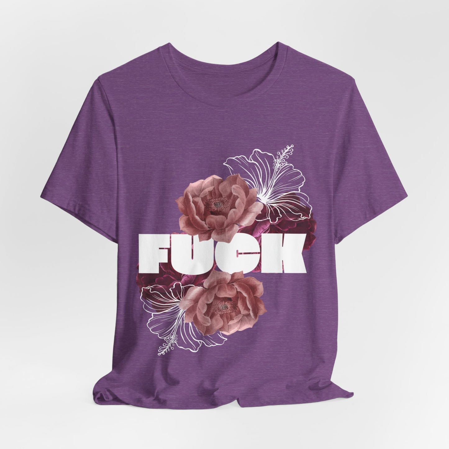 Women's Floral F*ck Short Sleeve Tee