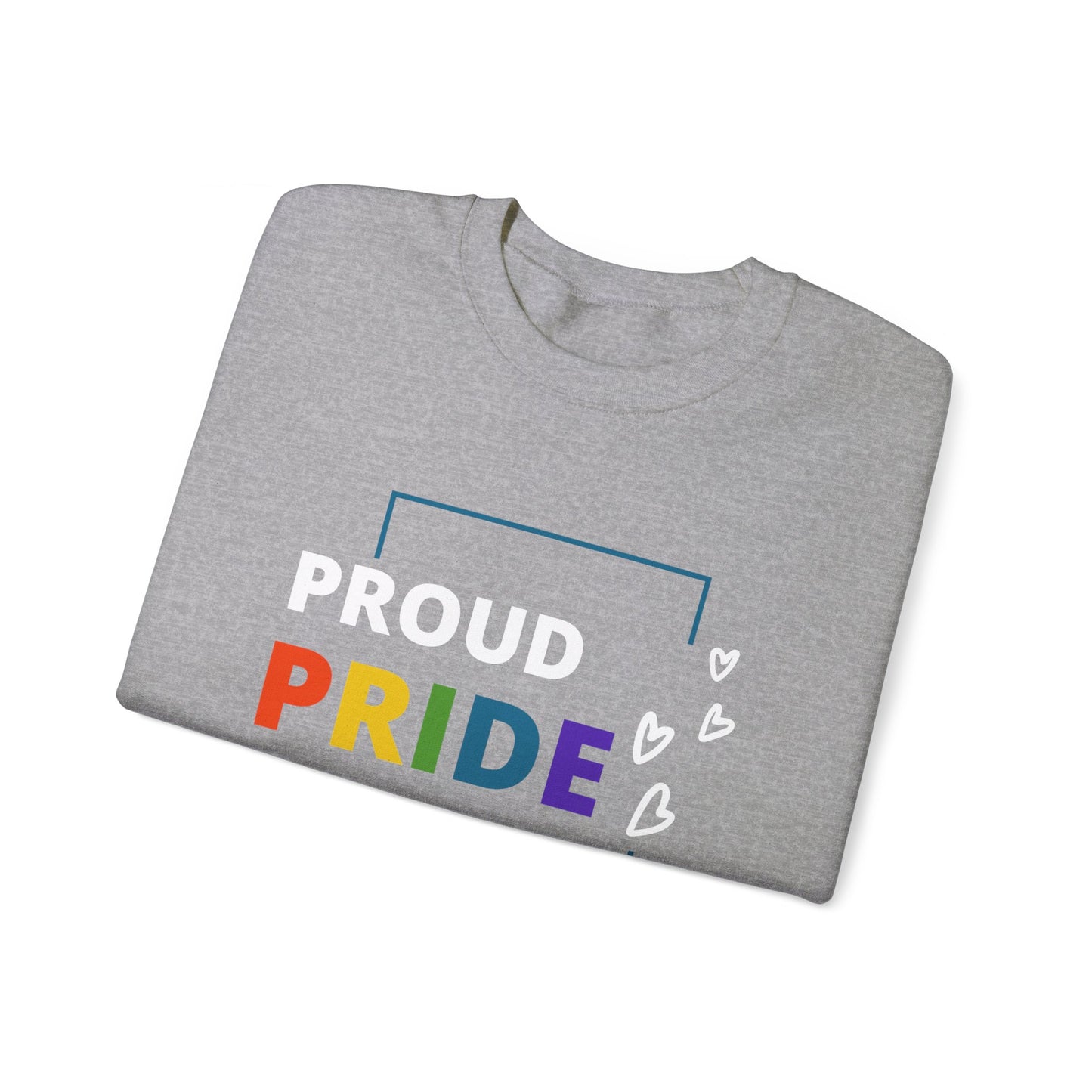 Proud Pride Dad Crewneck Sweatshirt