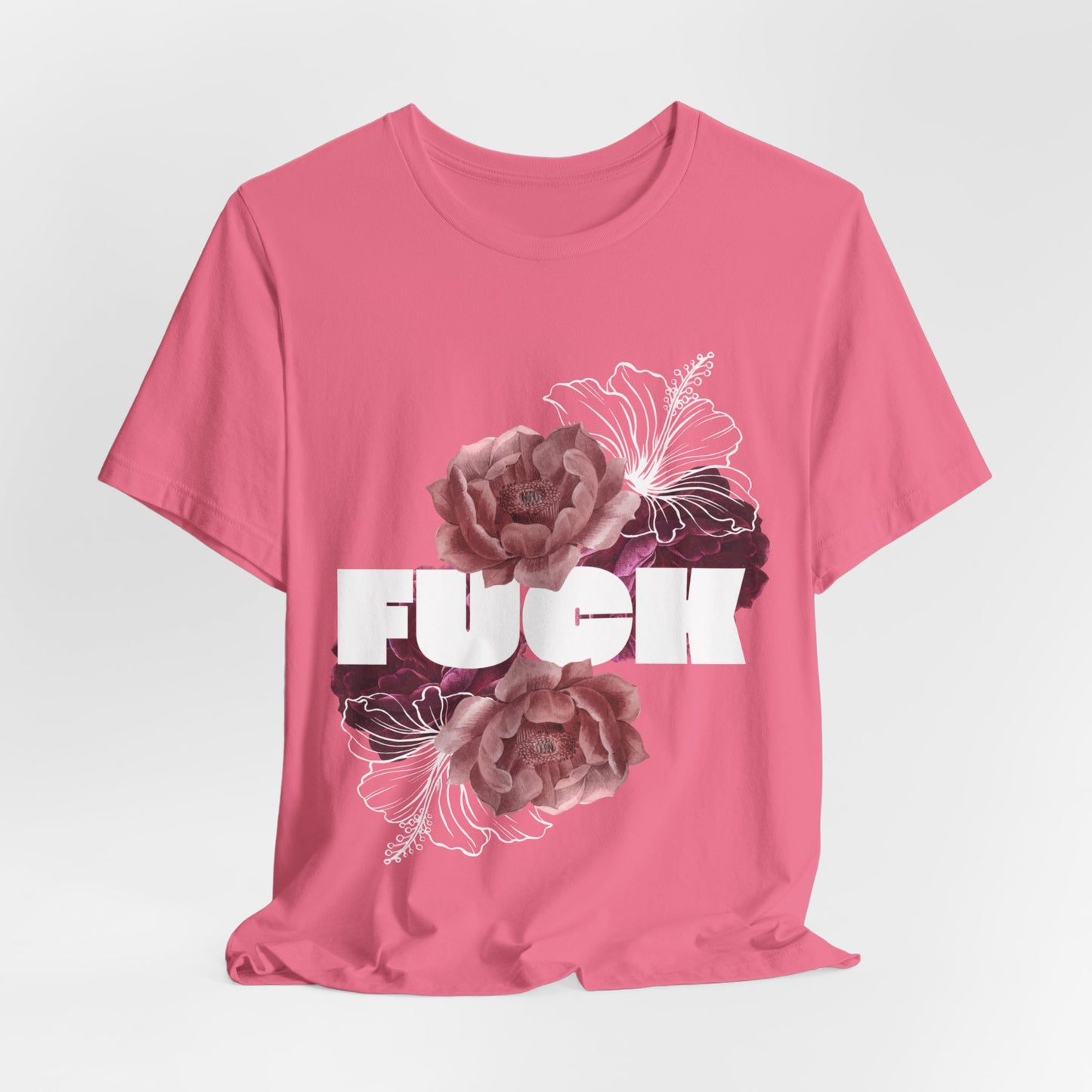 Women's Floral F*ck Short Sleeve Tee