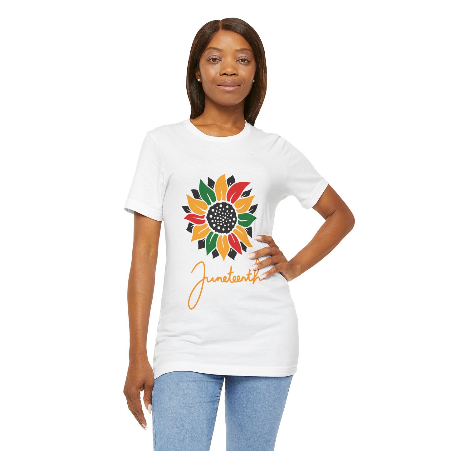 Juneteenth Floral Short Sleeve Tee