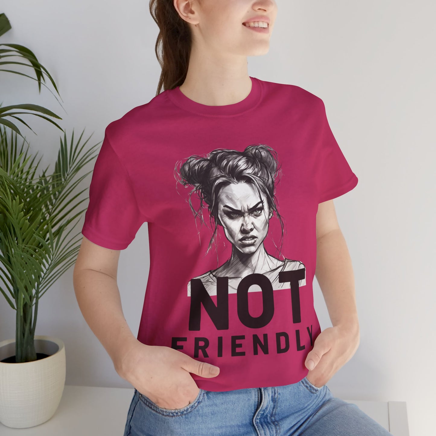 Not Friendly Short Sleeve Tee