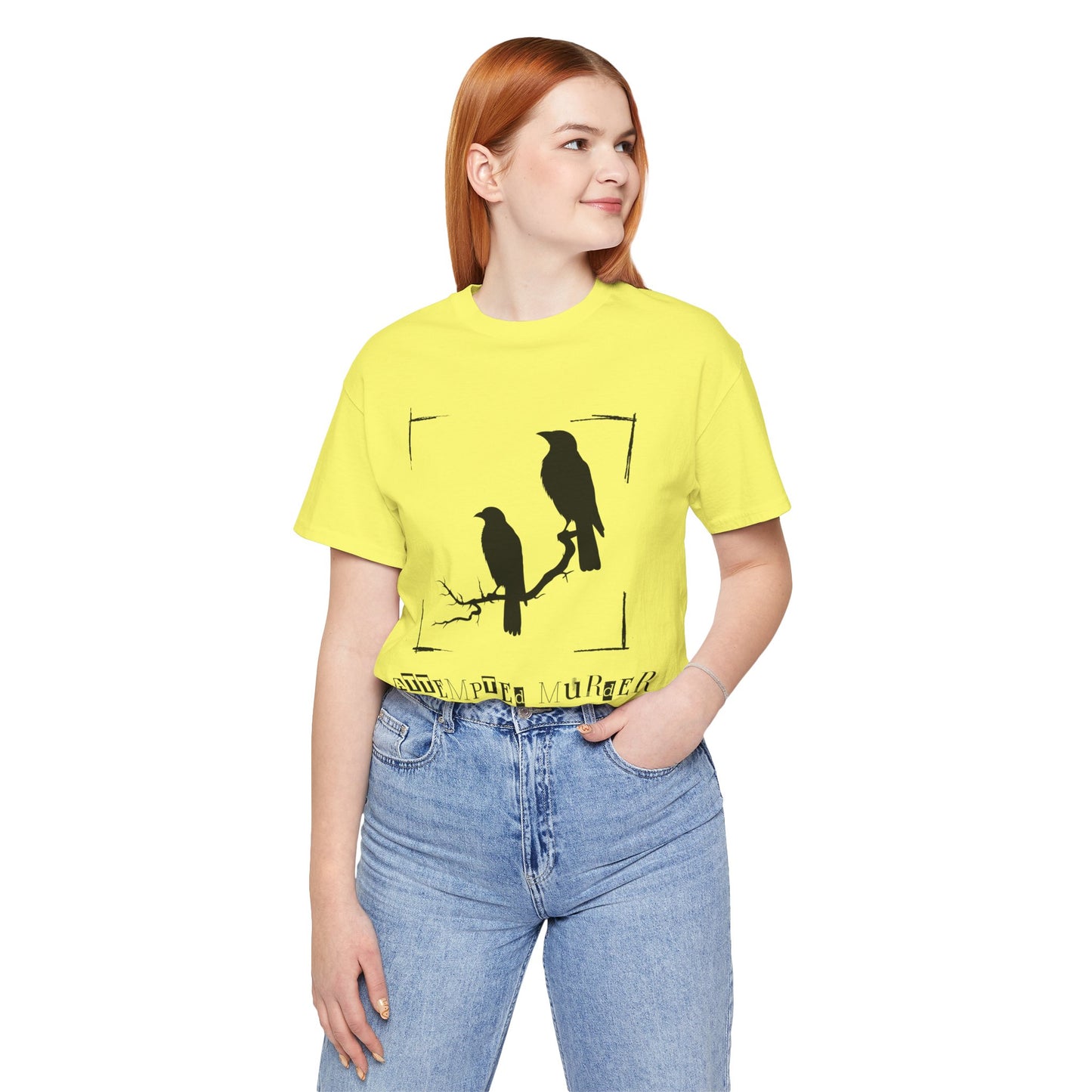 "Attempted Murder" Crow Short Sleeve Tee