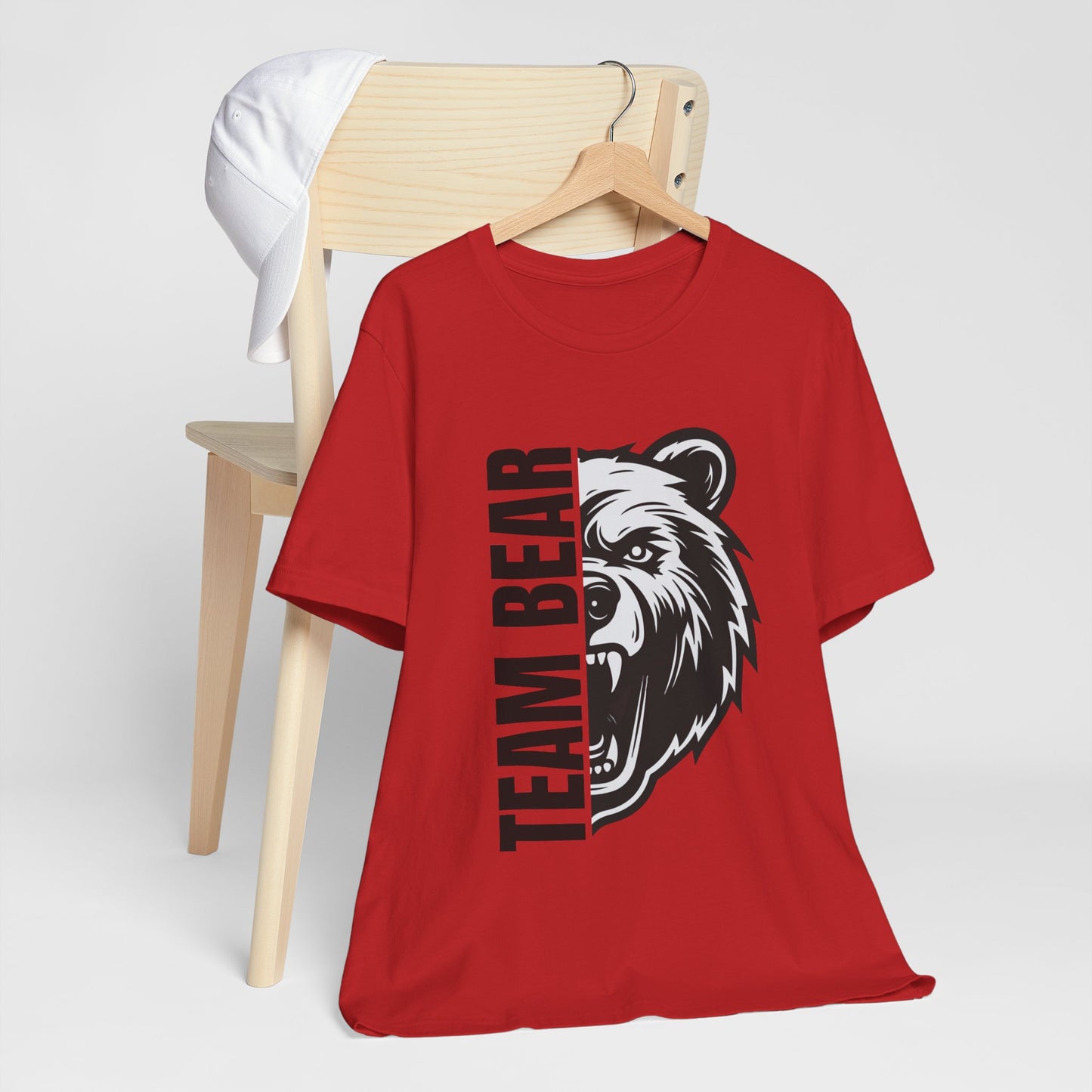 Women's "Team Bear" Tee - Black Lettering