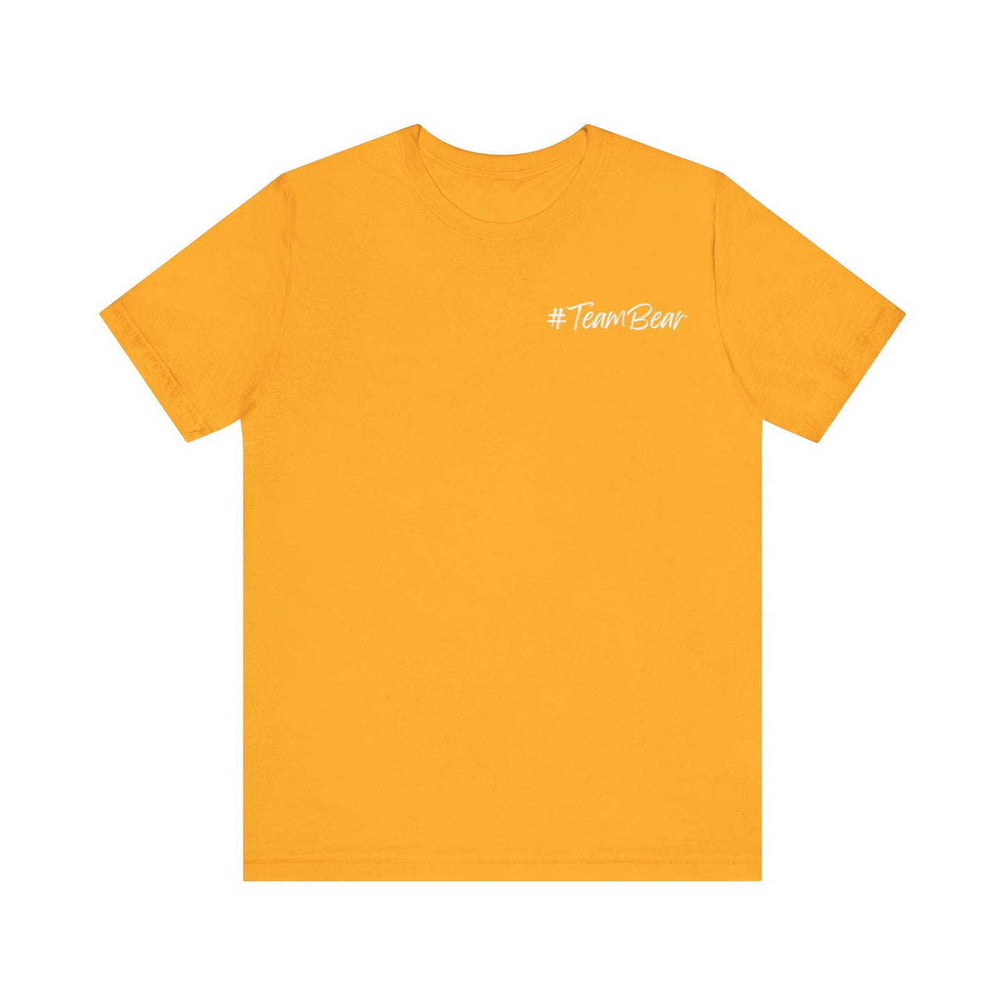 Women's Two-Sided Graphic "Team Bear" Tee - White Graphics