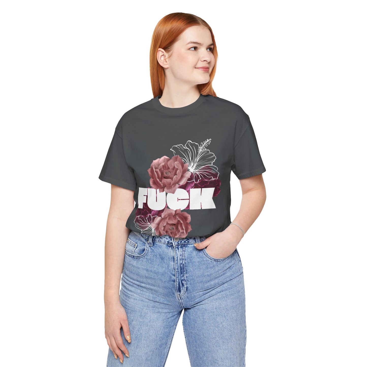 Women's Floral F*ck Short Sleeve Tee