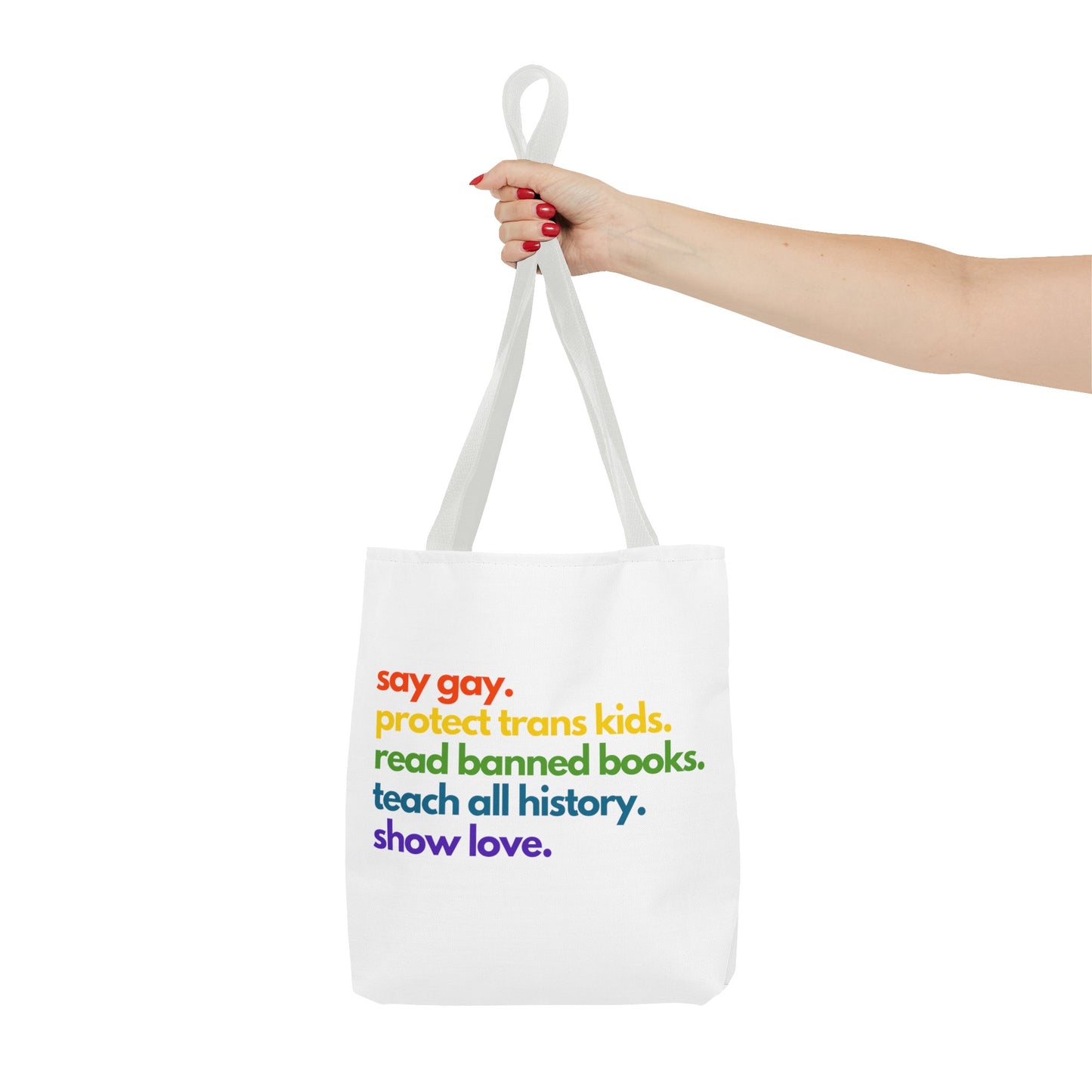 Pride Quote Tote Bag (AOP)