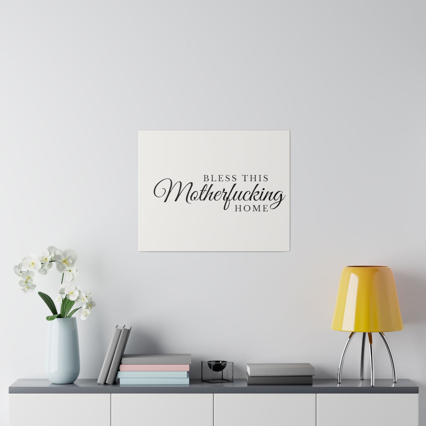 Bless This Home Matte Canvas, Stretched, 0.75"