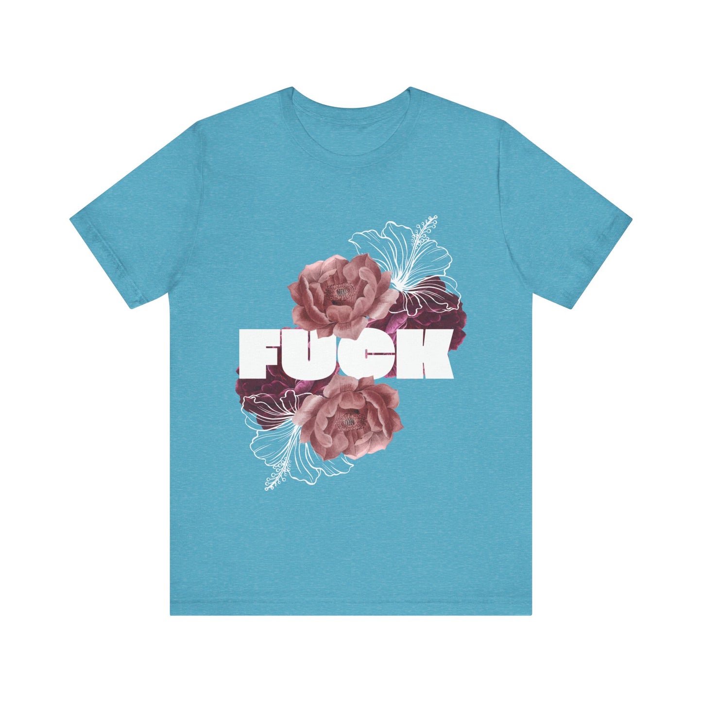 Women's Floral F*ck Short Sleeve Tee