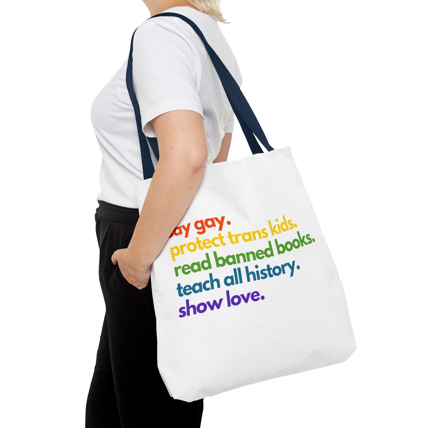 Pride Quote Tote Bag (AOP)