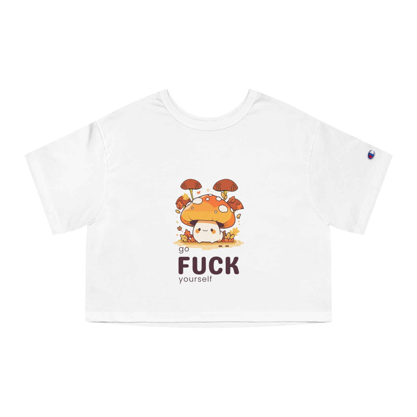 GFY Baby Mushroom Cropped T-Shirt