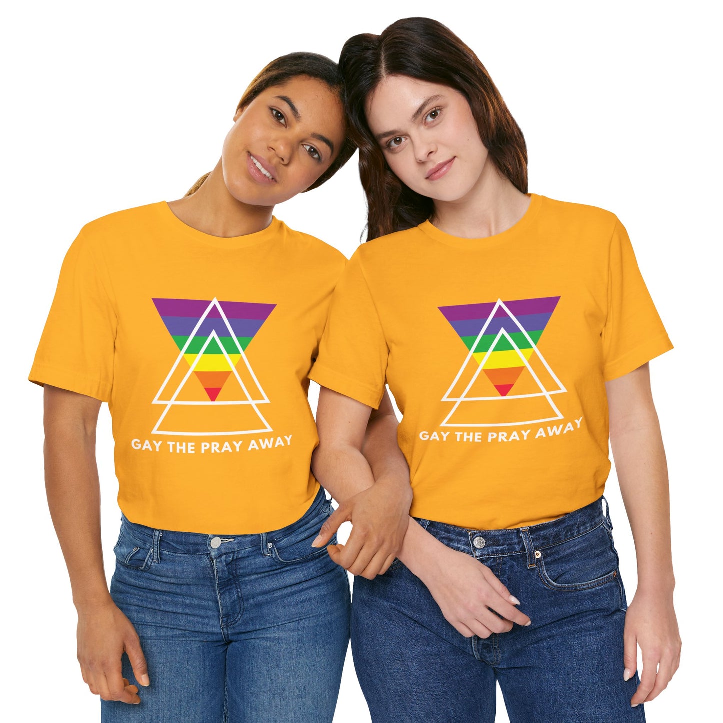 "GAY THE PRAY AWAY" Short Sleeve Tee