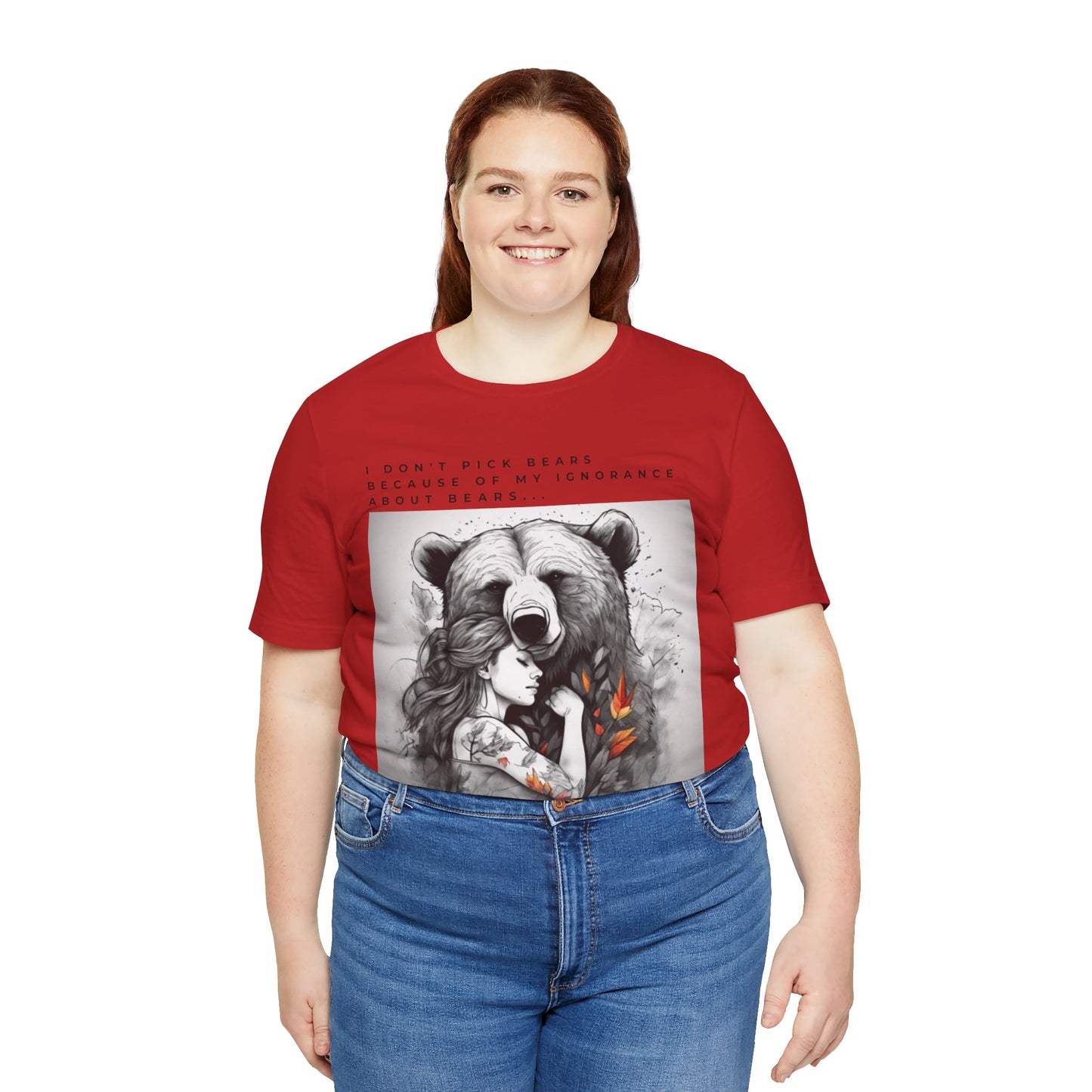 Women's Bear Hug "Team Bear" Tee