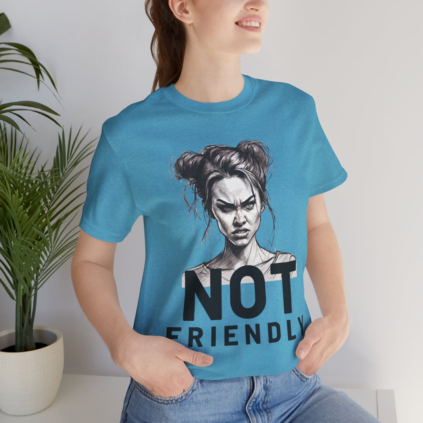 Not Friendly Short Sleeve Tee