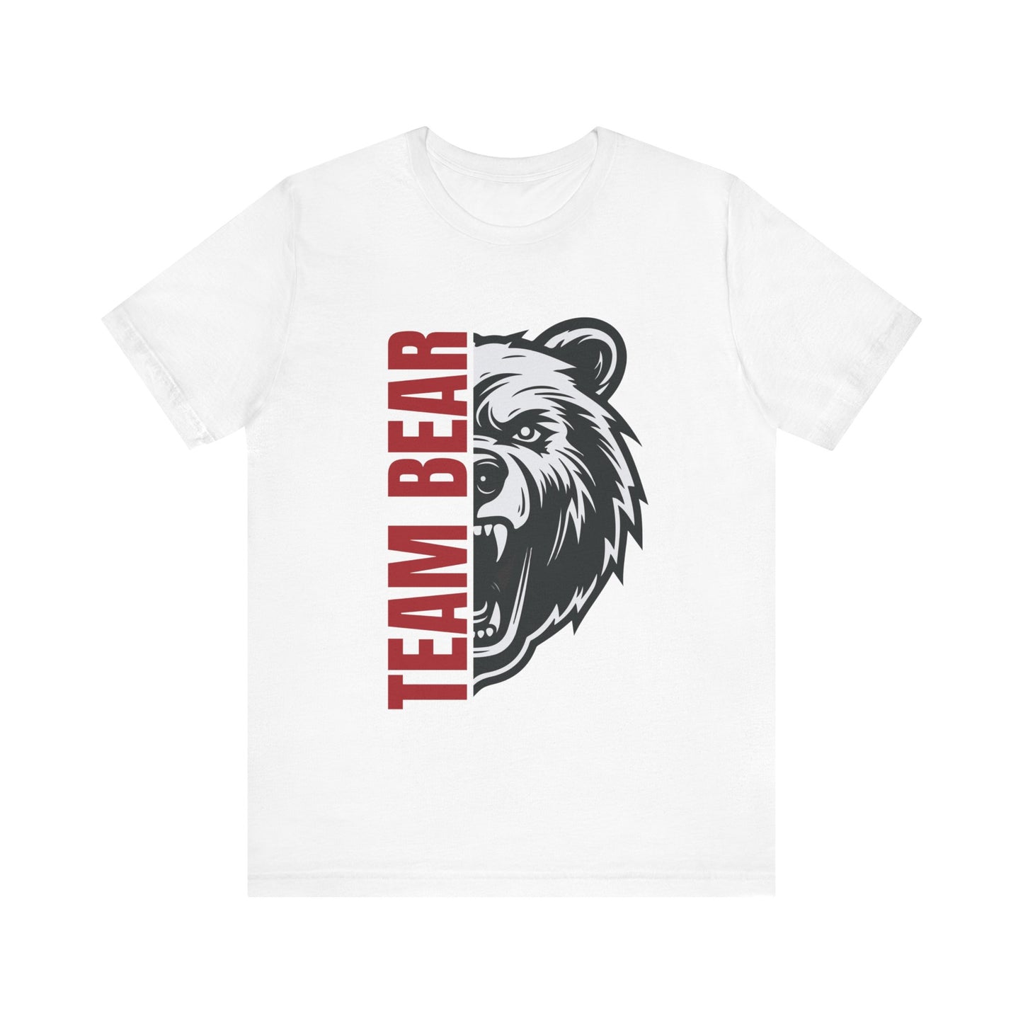 Women's "Team Bear" Tee - Red Lettering