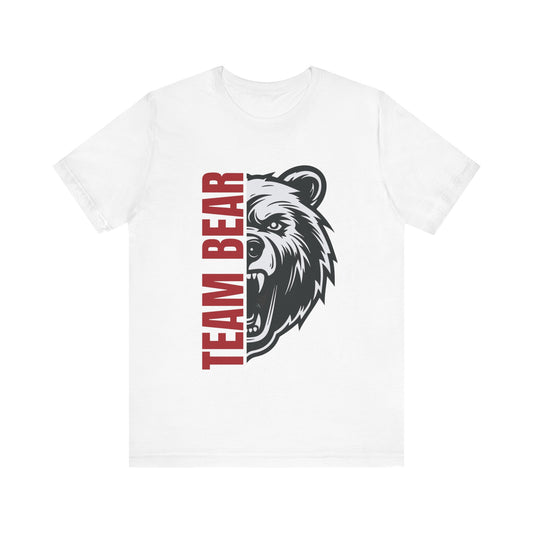 Women's "Team Bear" Tee - Red Lettering