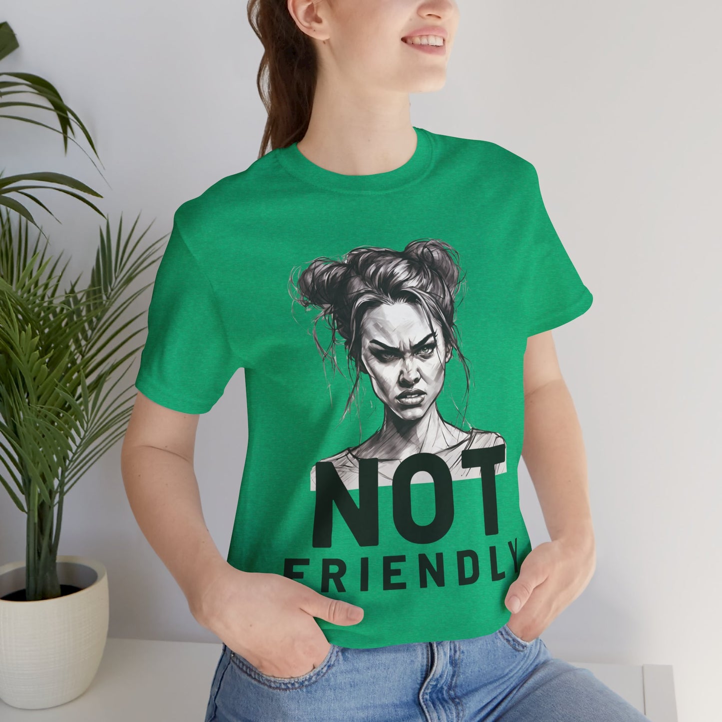 Not Friendly Short Sleeve Tee
