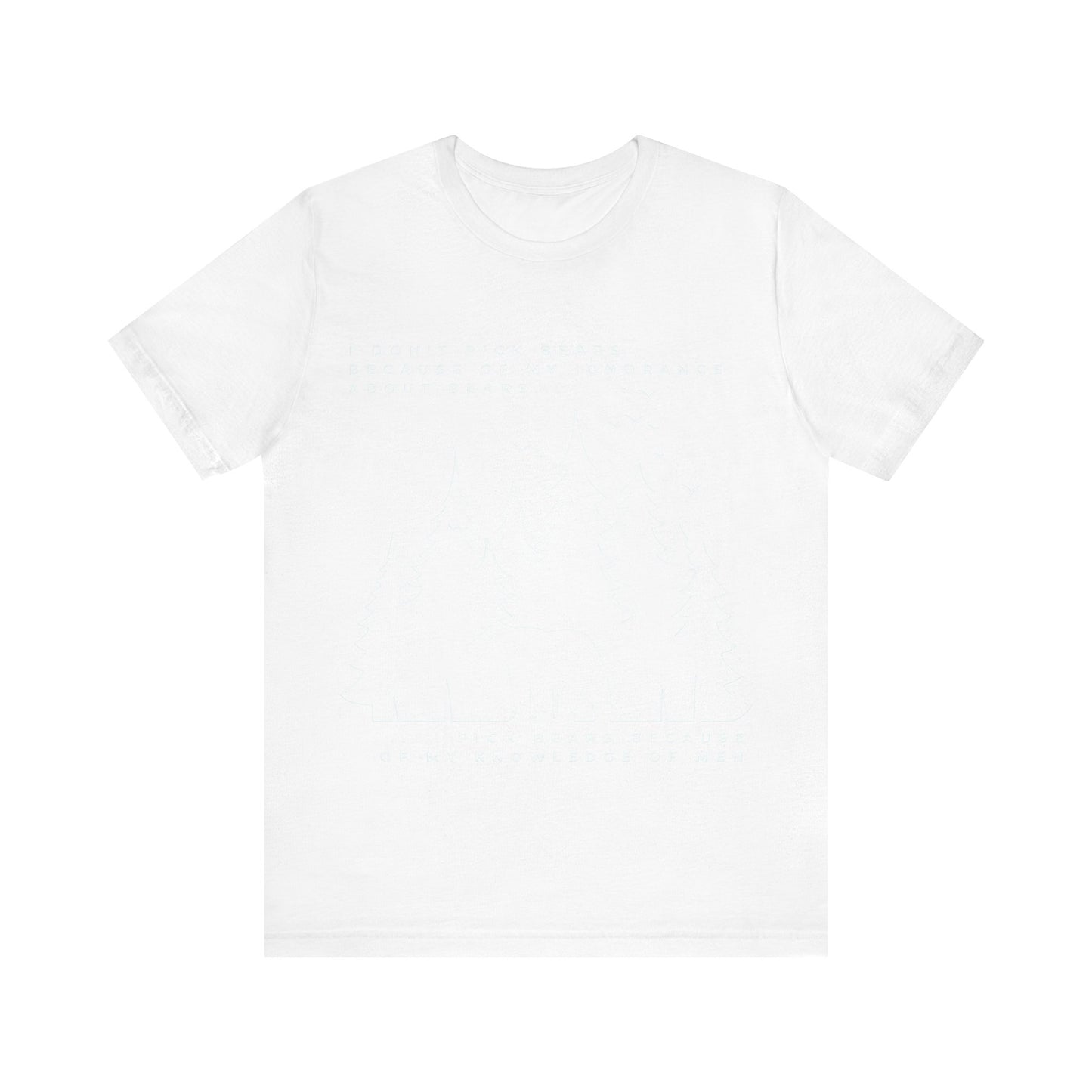 Women's Bear Quote Tee - White Graphic