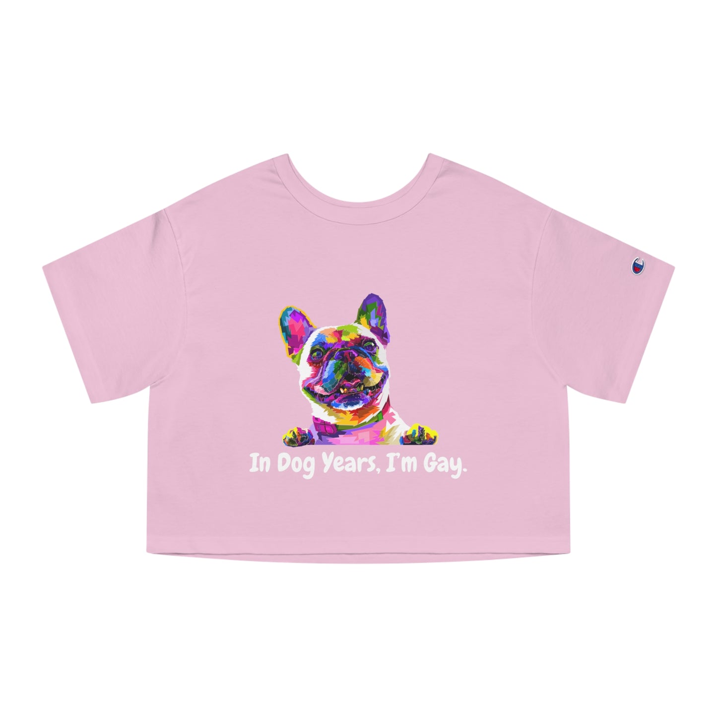 "In Dog Years, I'm Gay" Cropped T-Shirt