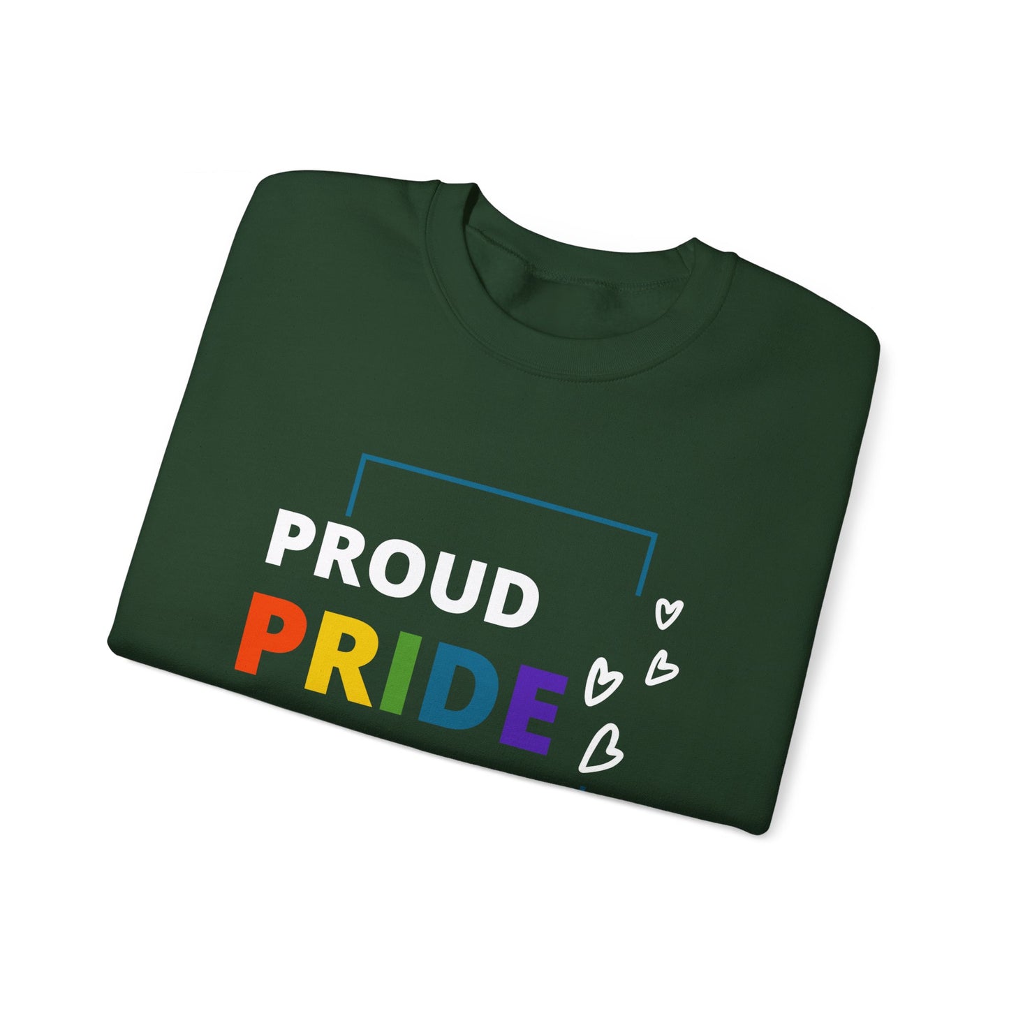 Proud Pride Dad Crewneck Sweatshirt