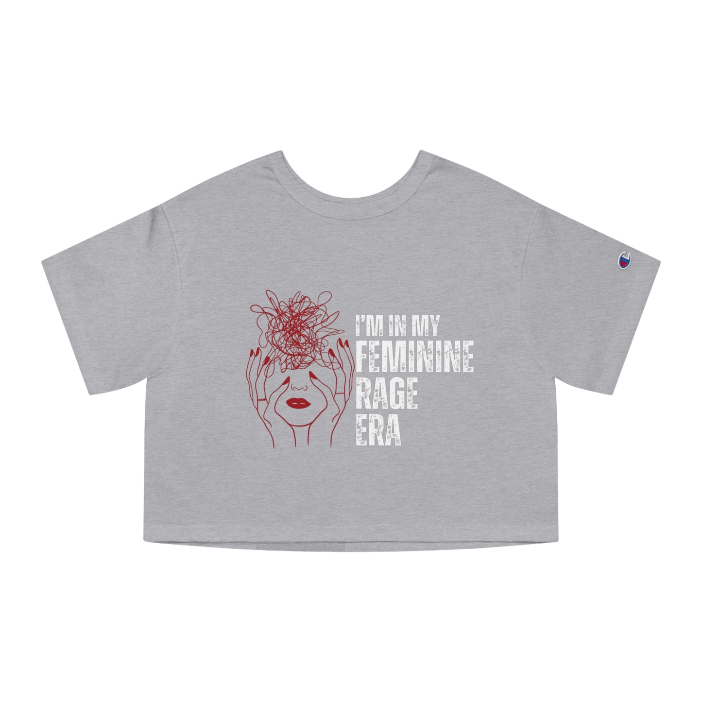 Women's Feminine Rage Era Cropped T-Shirt
