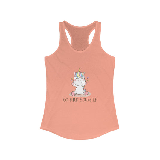 GFY Unicorn Racerback Tank