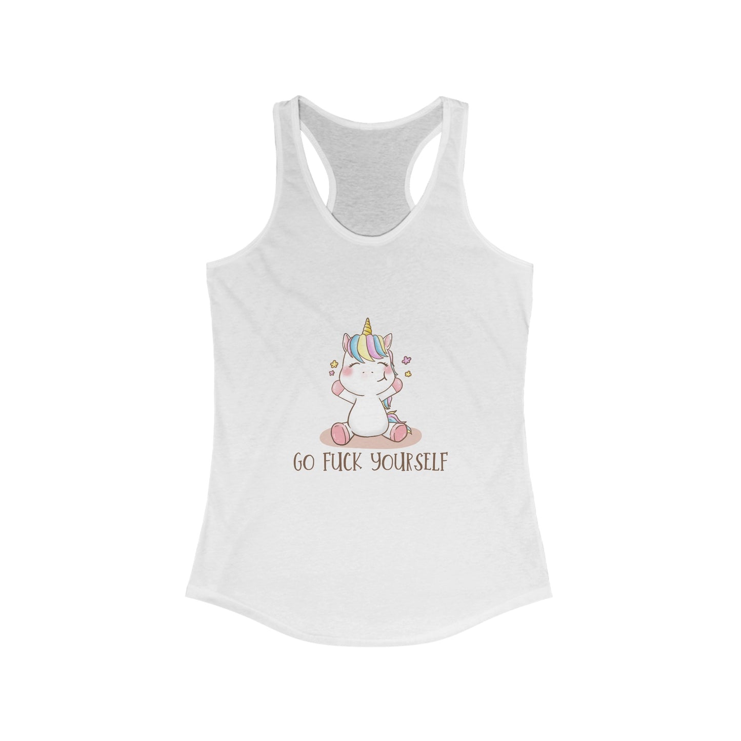 GFY Unicorn Racerback Tank