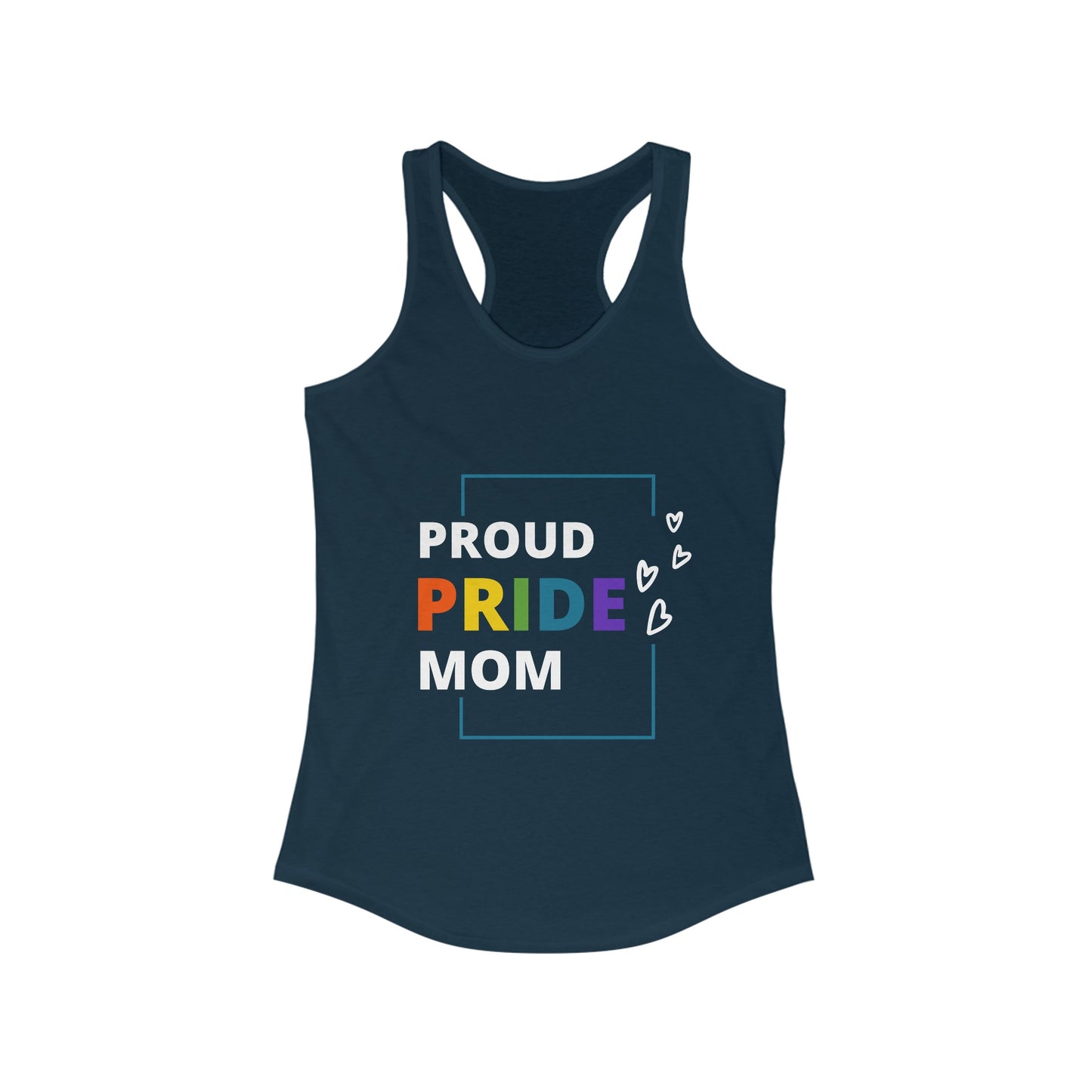 "Proud Pride Mom" Racerback Tank