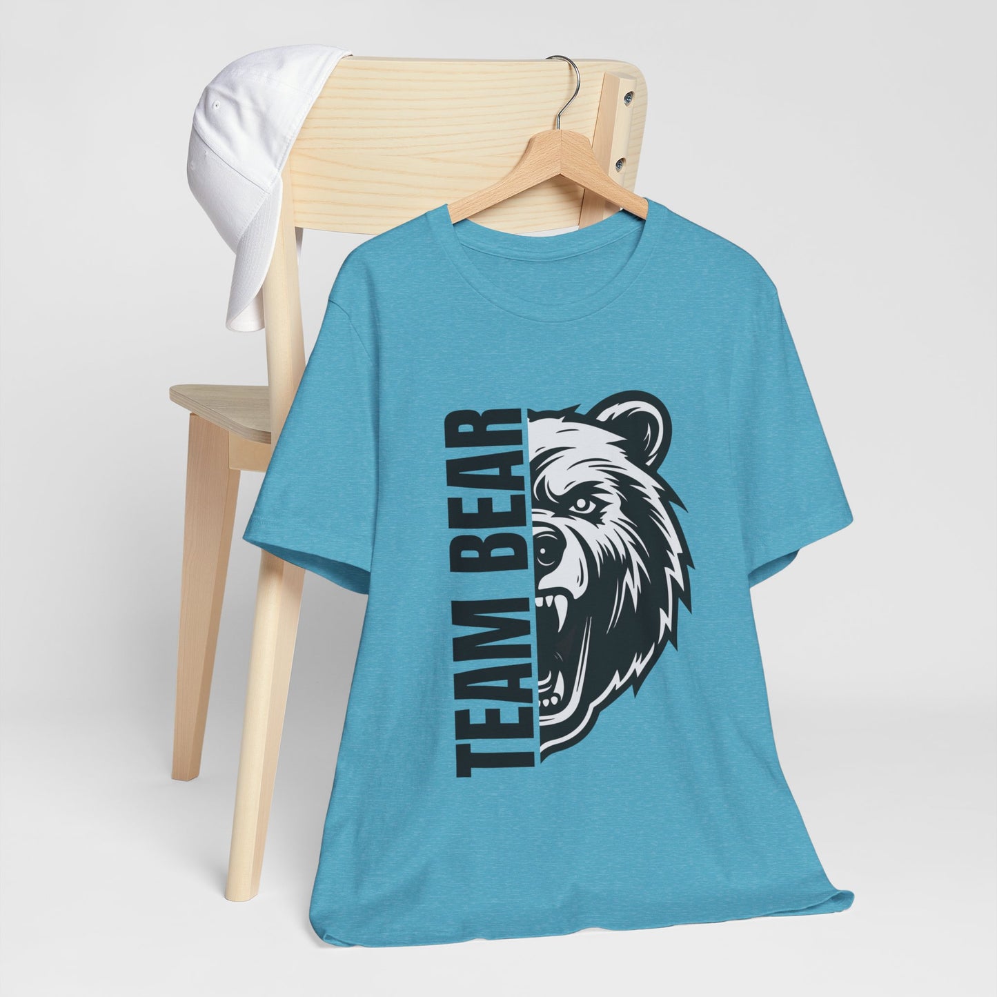 Women's "Team Bear" Tee - Black Lettering