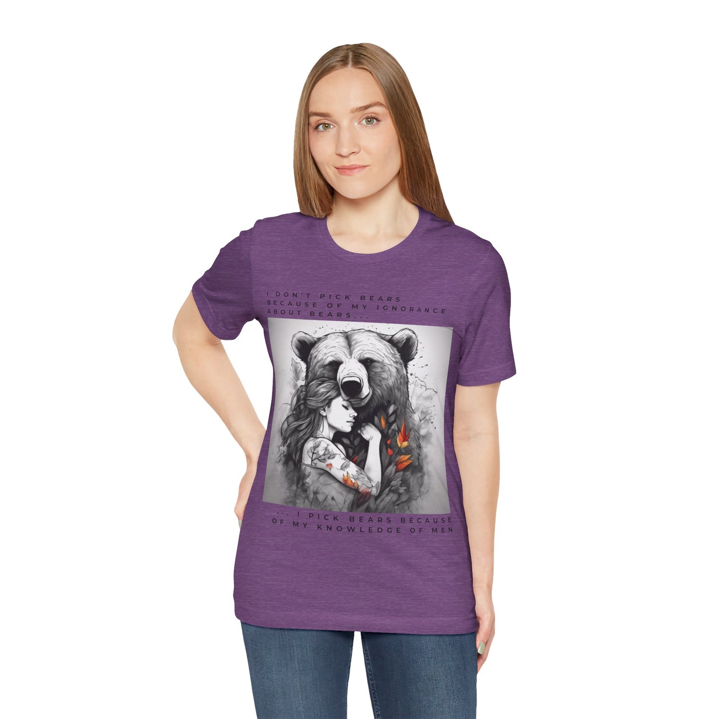 Women's Bear Hug "Team Bear" Tee