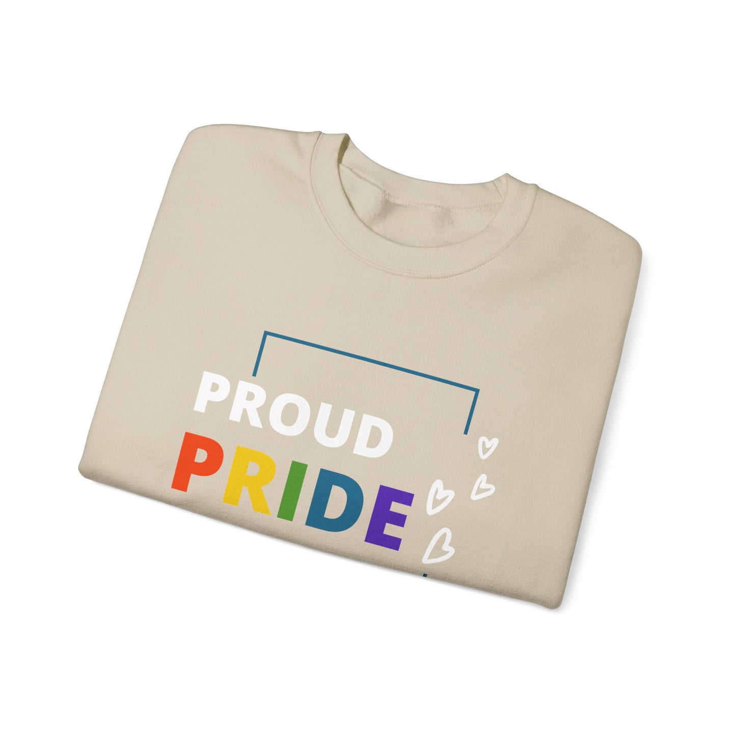 Proud Pride Dad Crewneck Sweatshirt
