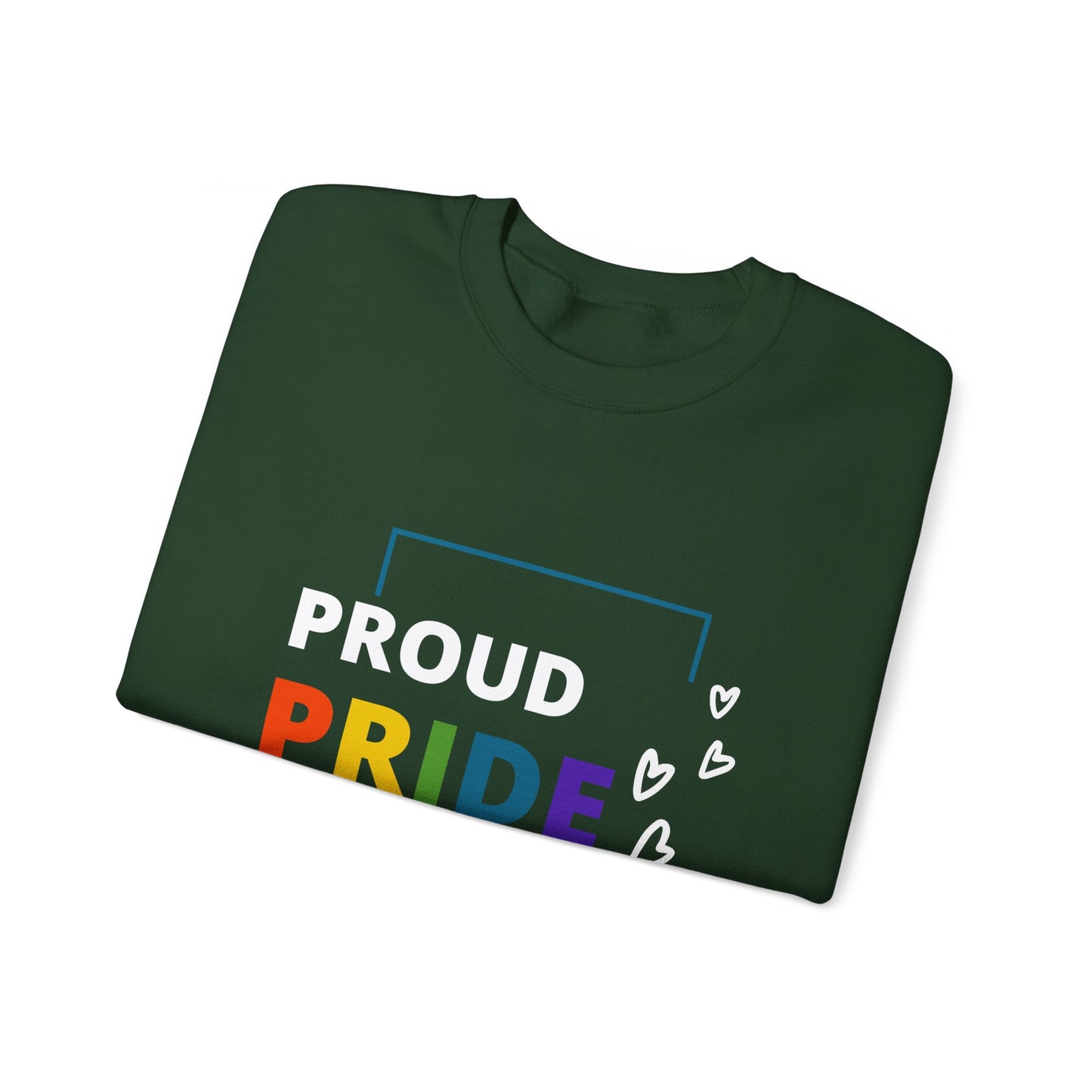 Proud Pride Mom Crewneck Sweatshirt