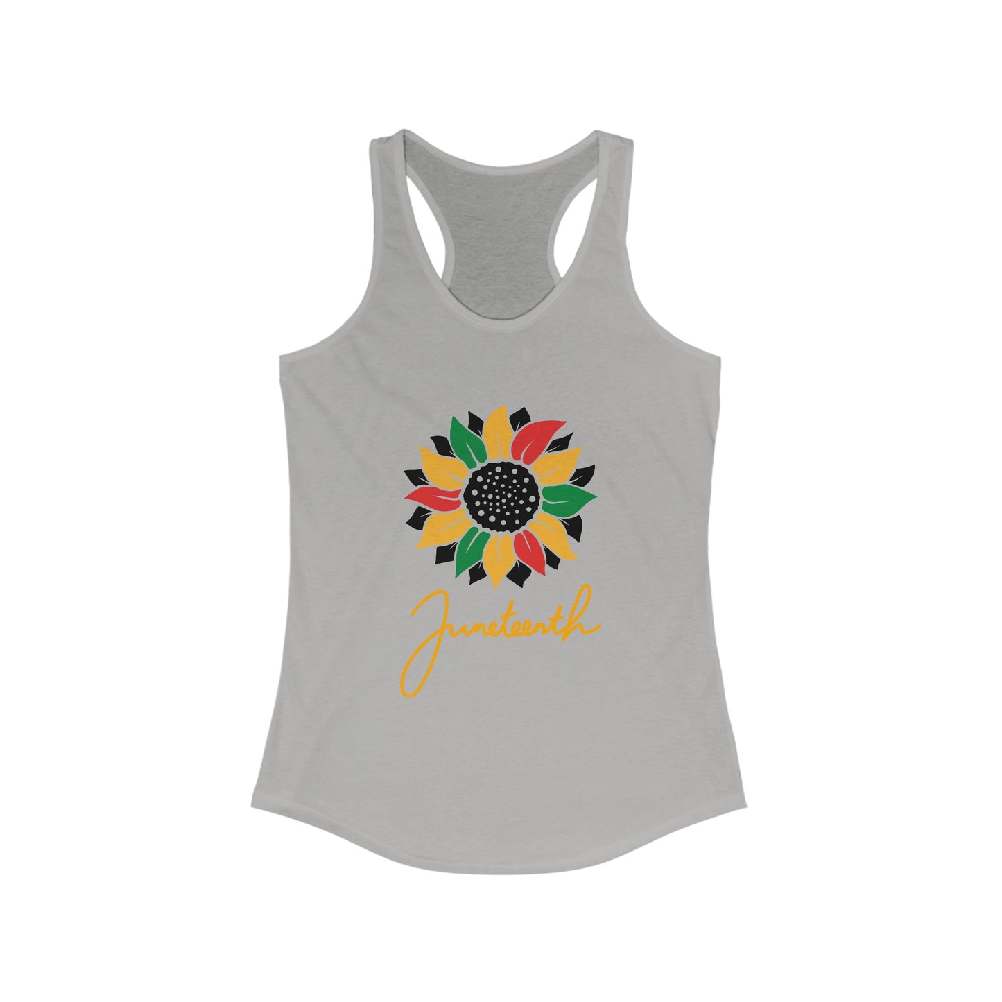 Juneteenth Floral Racerback Tank