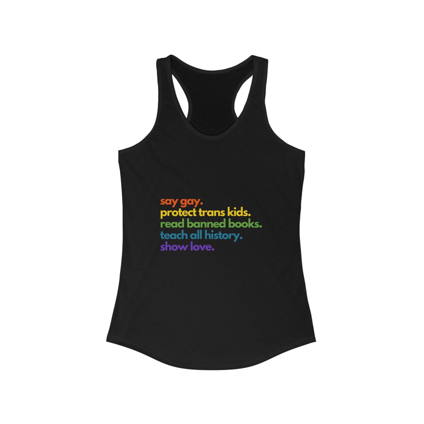 Pride Quote Racerback Tank