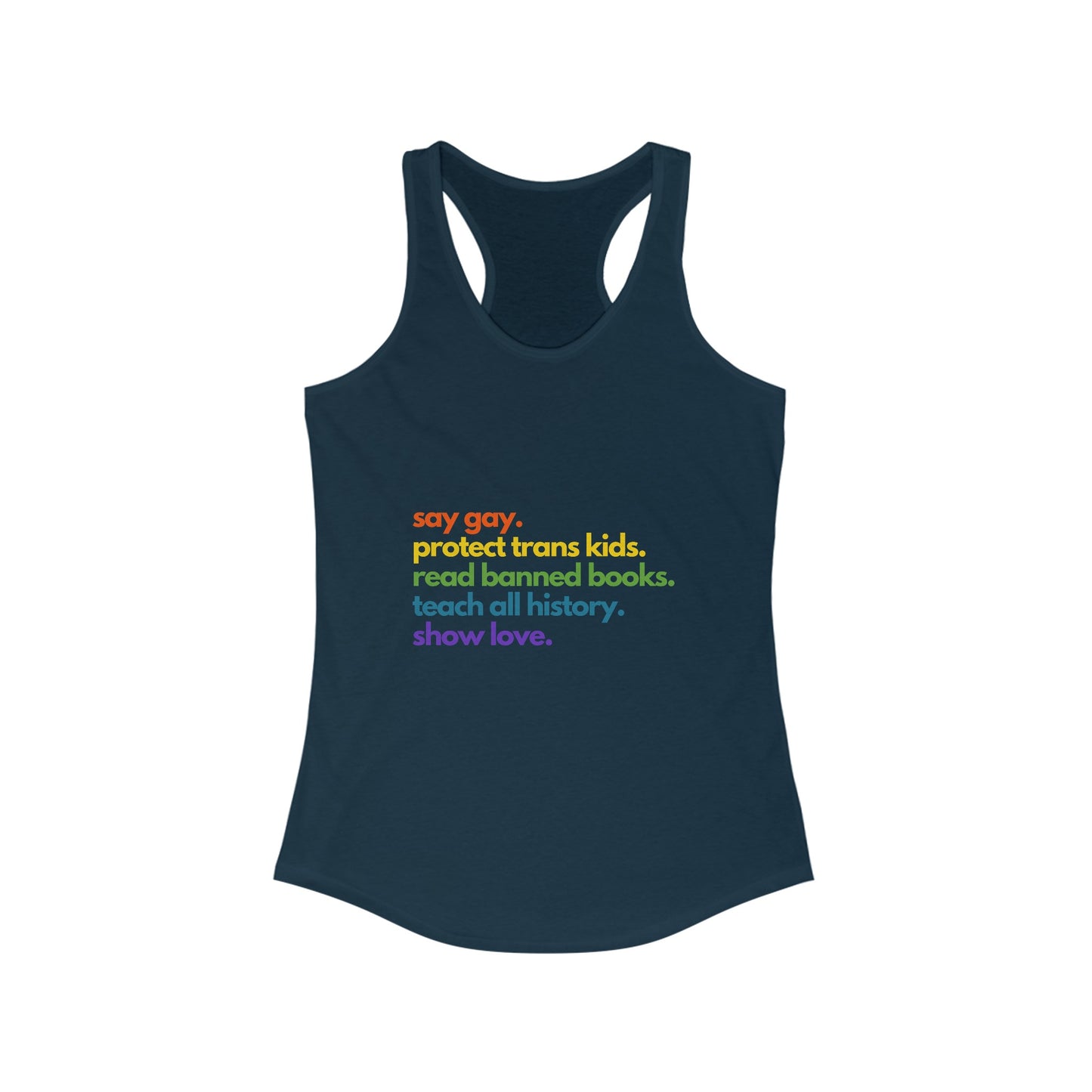 Pride Quote Racerback Tank
