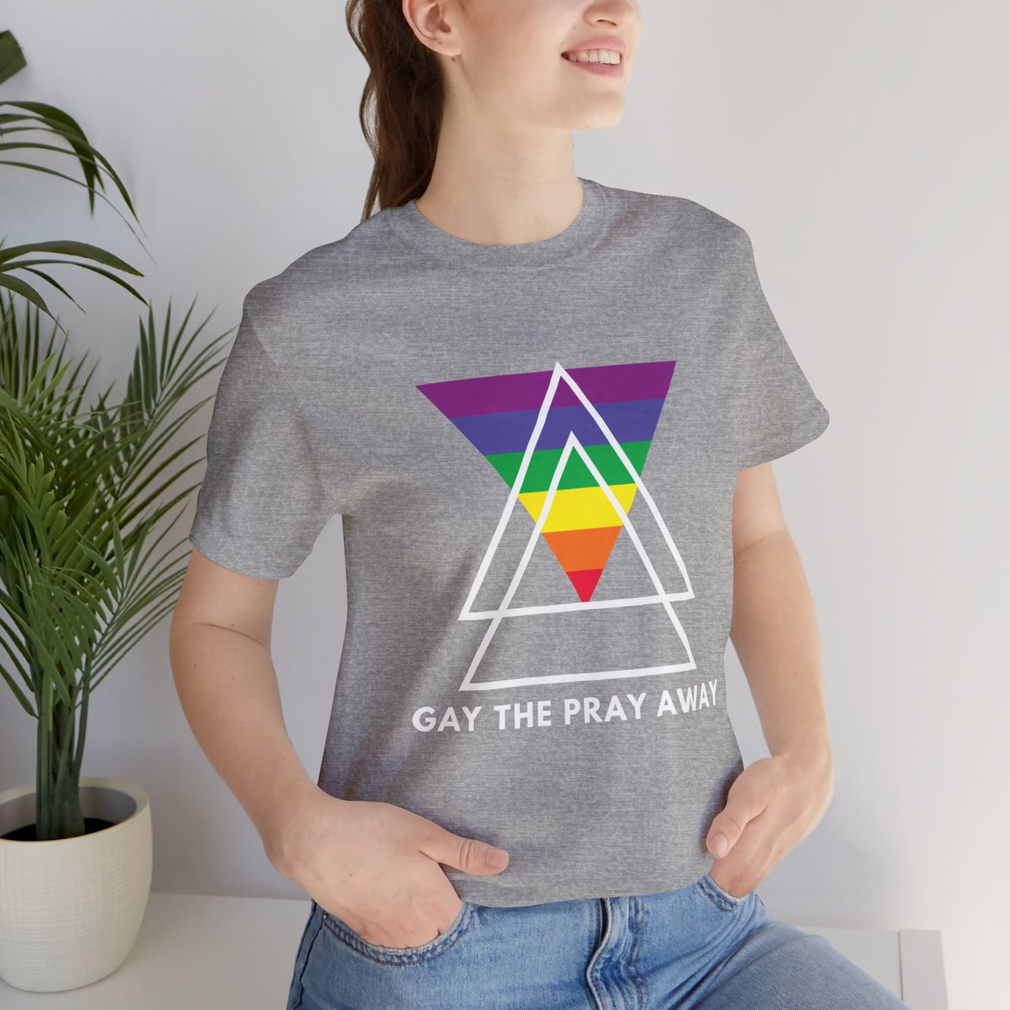 "GAY THE PRAY AWAY" Short Sleeve Tee