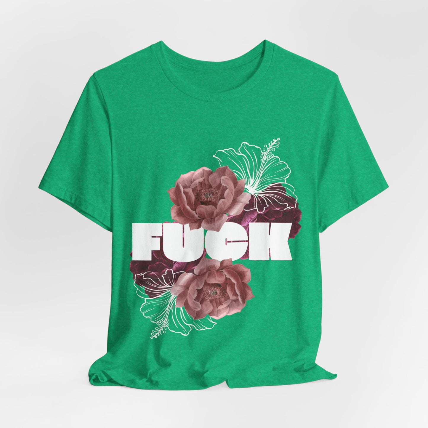 Women's Floral F*ck Short Sleeve Tee