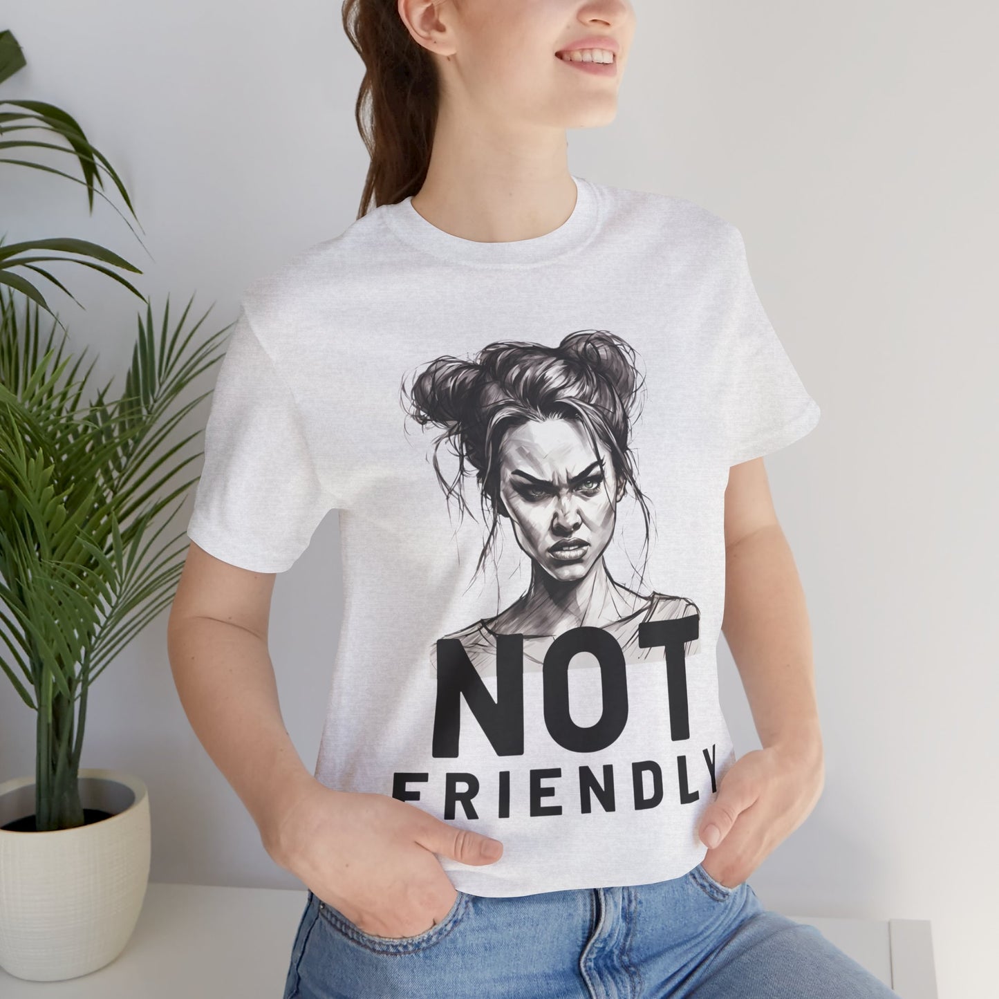 Not Friendly Short Sleeve Tee