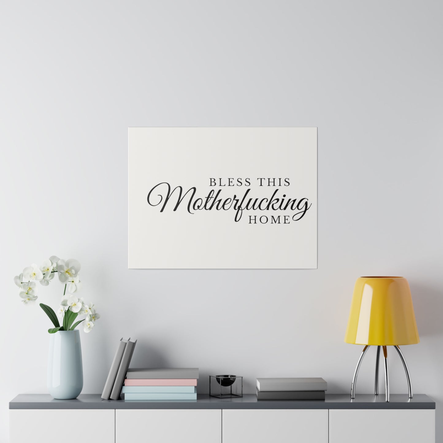 Bless This Home Matte Canvas, Stretched, 0.75"