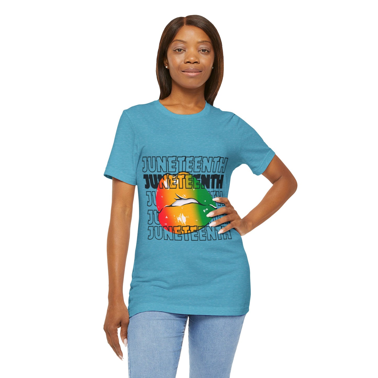 Juneteenth Lips Short Sleeve Tee