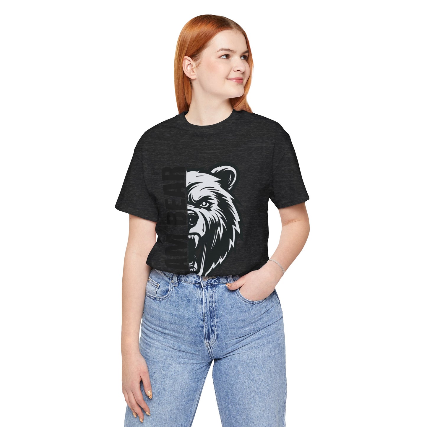 Women's "Team Bear" Tee - Black Lettering