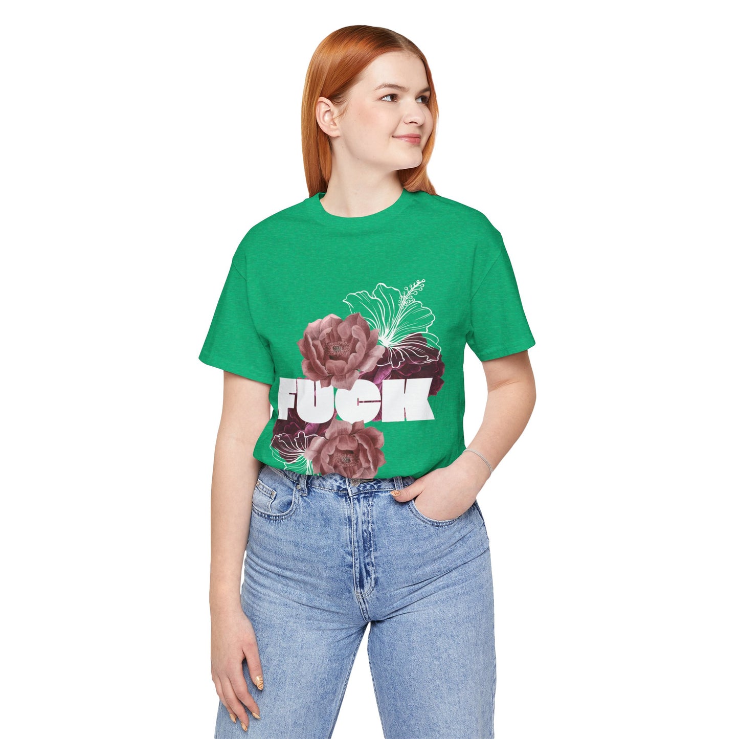 Women's Floral F*ck Short Sleeve Tee
